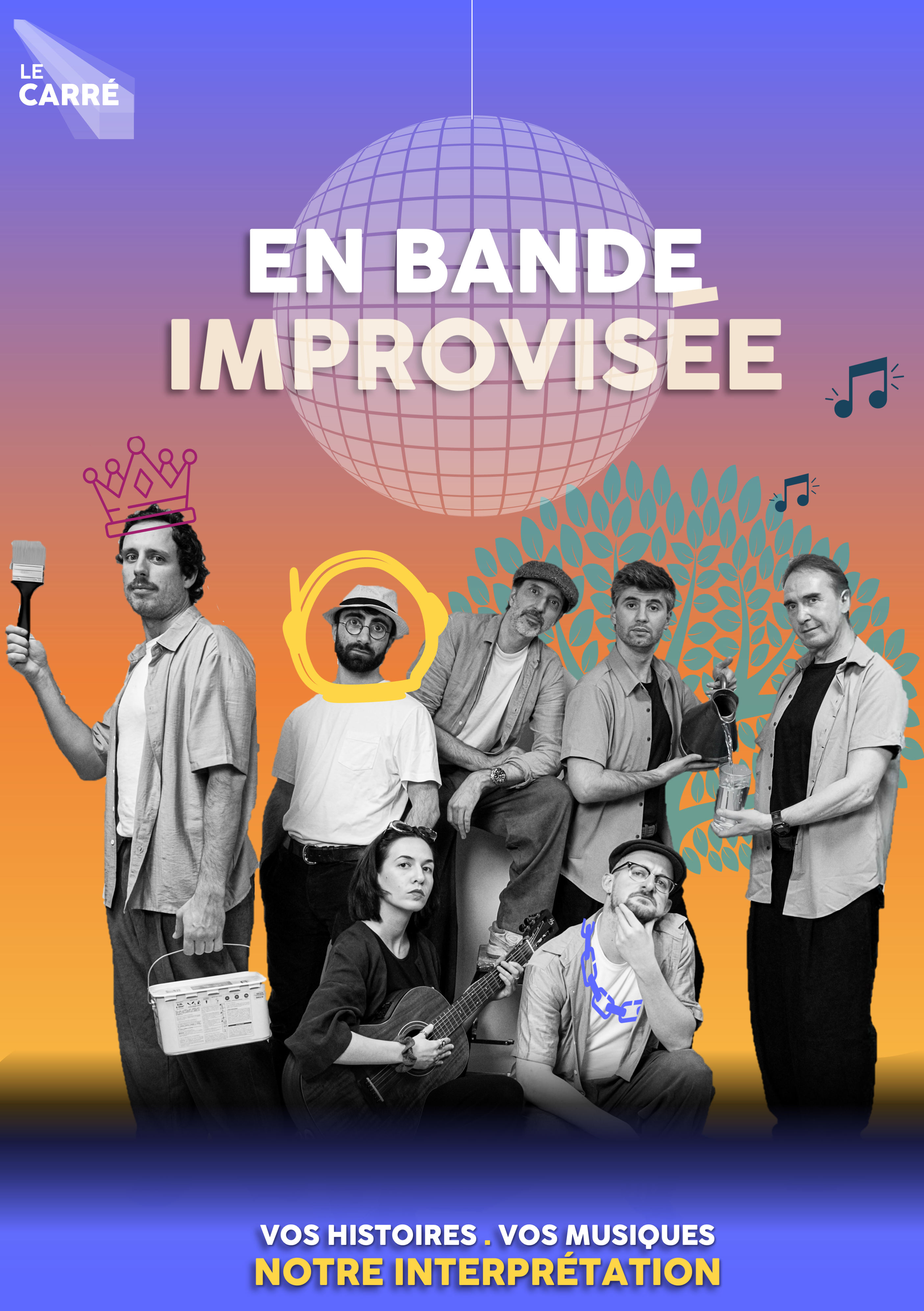 Visuel En Bande Improvisée